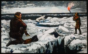 Image of Long and Jens Killing the Bear - April 11, 1884